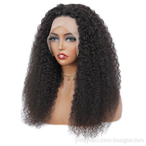 Super Fashionable 13x4 Human Hair Wig Lace Front,Brazilian Hair Raw Lace Wig,Afro Kinky Curly 150% Density Lace Front Wig